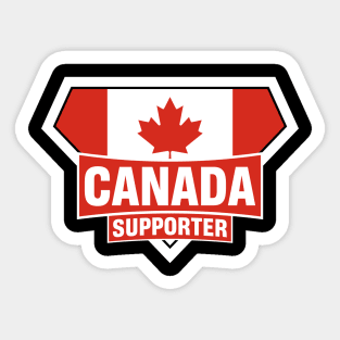 Canada Super Flag Supporter Sticker